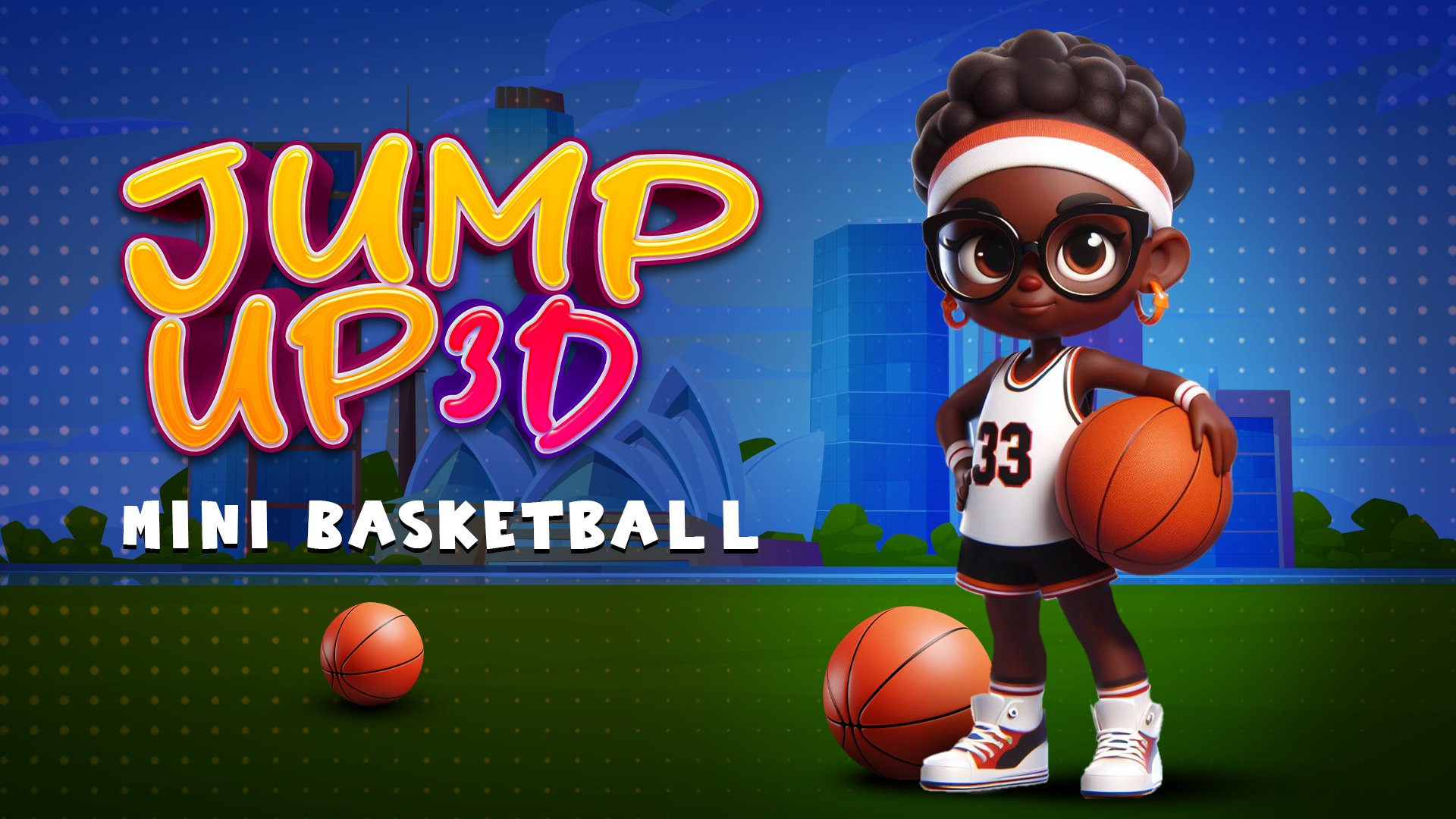 Jump Up 3D: Mini Basketball - Free Online Game